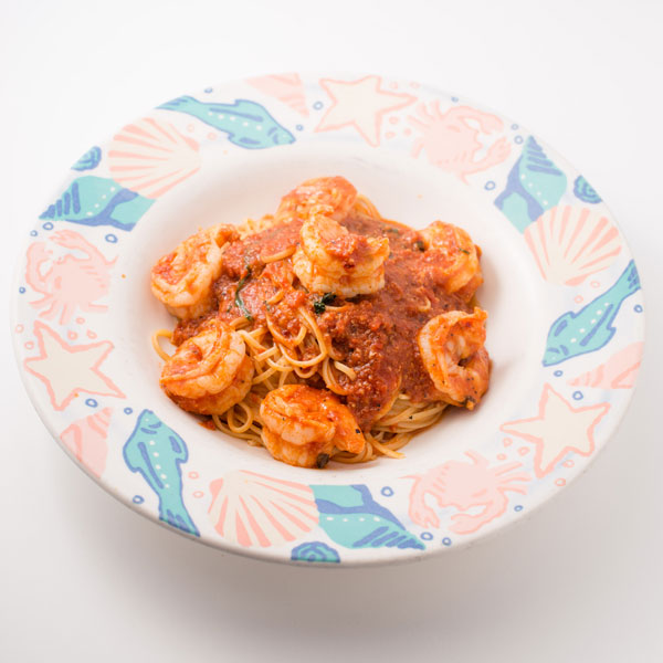 Shrimp & Linguine fra diavolo sauce
